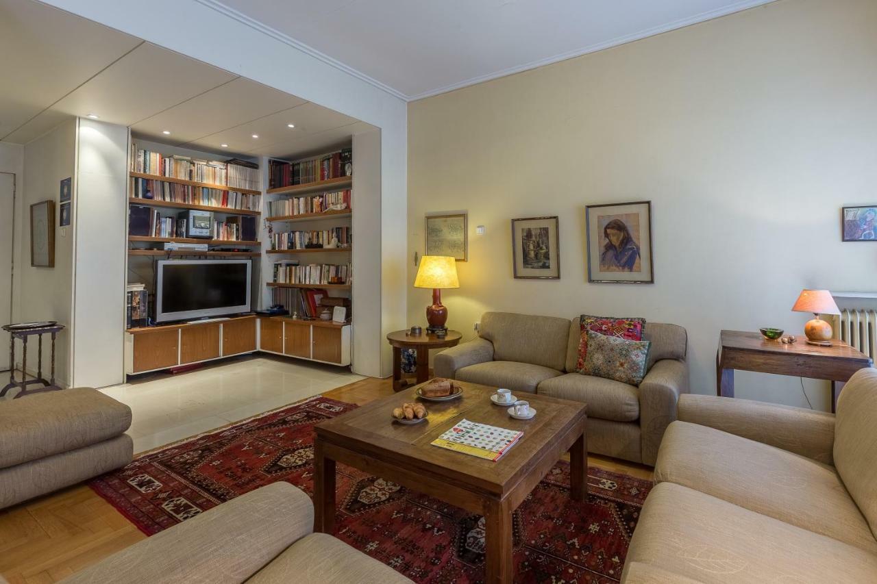 Art Deco Spacious Appartment close to centre Atenas Exterior foto
